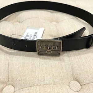 Authentic Gucci Black Men's  Belt